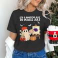 It's A Bootiful Day To Make Art Groovy Art Teacher Halloween Unisex T-Shirt, Groovy Teacher Shirts, gift for family, gift for coworker It's A Bootiful Day To Make Art Groovy Art Teacher Halloween Unisex T-Shirt, Groovy Teacher Shirts, gift for family, gift for coworker