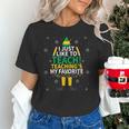 I Just Like To Teach Teaching My Favorite Christmas Teacher Unisex T-Shirt, gift for family, gift for coworker