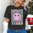 Kindergarten Vibes First Day Of School Kindergarten Teacher Unisex T-Shirt, gift for family, gift for coworker Kindergarten Vibes First Day Of School Kindergarten Teacher Unisex T-Shirt, gift for family, gift for coworker