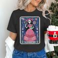 La Maestra Halloween Mexican Bingo Card Teacher Lottery Card Unisex T-Shirt, gift for family, gift for coworker