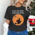 Let's Eat Kids Punctuation Saves Live Witch Grammar Teacher Unisex T-Shirt, gift for family, gift for coworker
