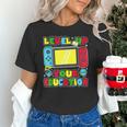 Level Up Your Education Gaming Inspired Teacher Gamers Unisex T-Shirt, gift for family, gift for coworker