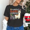 Llama Learning T Shirt Teachers Students Alpaca Lovers Unisex T-Shirt, gift for family, gift for coworker Llama Learning T Shirt Teachers Students Alpaca Lovers Unisex T-Shirt, gift for family, gift for coworker