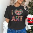 I Love Art Artist Painter Colorful Painting Art Teacher Unisex T-Shirt, gift for family, gift for coworker I Love Art Artist Painter Colorful Painting Art Teacher Unisex T-Shirt, gift for family, gift for coworker