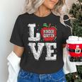 LOVE Kindergarten Teacher Student School Apple Unisex T-Shirt, gift for family, gift for coworker LOVE Kindergarten Teacher Student School Apple Unisex T-Shirt, gift for family, gift for coworker