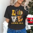 LOVE Pre-K Pumpkin Teacher Student Halloween Costume Unisex T-Shirt, gift for family, gift for coworker