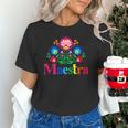 Maestra Proud Spanish Teacher Bilingual Teacher Latina Unisex T-Shirt, gift for family, gift for coworker Maestra Proud Spanish Teacher Bilingual Teacher Latina Unisex T-Shirt, gift for family, gift for coworker