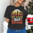 Math Teachers Love Brains Halloween Costume Zombie For Men Women Unisex T-Shirt, gift for family, gift for coworker