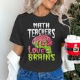 Math Teachers Love Brains Zombie Teacher School Halloween Unisex T-Shirt, gift for family, gift for coworker Math Teachers Love Brains Zombie Teacher School Halloween Unisex T-Shirt, gift for family, gift for coworker