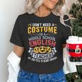 Middle School English Teacher Halloween Costume For Men Women Unisex T-Shirt, English Teacher Shirts, gift for family, gift for coworker Middle School English Teacher Halloween Costume For Men Women Unisex T-Shirt, English Teacher Shirts, gift for family, gift for coworker