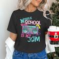 Middle School Is My Jam Cute Teacher Shirt 80's 90's Styl Unisex T-Shirt, gift for family, gift for coworker Middle School Is My Jam Cute Teacher Shirt 80's 90's Styl Unisex T-Shirt, gift for family, gift for coworker