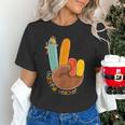 One Thankful Teacher Thanksgiving Turkey Peace Hand Sign Unisex T-Shirt, gift for family, gift for coworker One Thankful Teacher Thanksgiving Turkey Peace Hand Sign Unisex T-Shirt, gift for family, gift for coworker