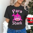 Para Shark Paraprofessional Female Teacher Unisex T-Shirt, gift for family, gift for coworker Para Shark Paraprofessional Female Teacher Unisex T-Shirt, gift for family, gift for coworker