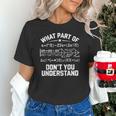 What Part Of Don't You Understand Math Teacher Unisex T-Shirt, gift for family, gift for coworker