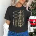 Patriotic Teacher American Flag Camouflage 4th Of July Camo Unisex T-Shirt, gift for family, gift for coworker Patriotic Teacher American Flag Camouflage 4th Of July Camo Unisex T-Shirt, gift for family, gift for coworker