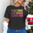 Peace Love Science Lovers Math Chemistry Teacher Unisex T-Shirt, Science Teacher Shirts, gift for family, gift for coworker Peace Love Science Lovers Math Chemistry Teacher Unisex T-Shirt, Science Teacher Shirts, gift for family, gift for coworker