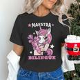 Pink Unicorn Spanish Teacher Regalos Para Bilingue Teacher Unisex T-Shirt, gift for family, gift for coworker Pink Unicorn Spanish Teacher Regalos Para Bilingue Teacher Unisex T-Shirt, gift for family, gift for coworker