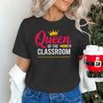 Queen Of The Classroom Teacher Unisex T-Shirt, gift for family, gift for coworker