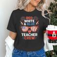 Red & Blue Teacher Crew Shirt 4th Of July Sunglasses Unisex T-Shirt, gift for family, gift for coworker Red & Blue Teacher Crew Shirt 4th Of July Sunglasses Unisex T-Shirt, gift for family, gift for coworker