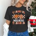 Retro Thankful Music Teacher Pumpkin Fall Thanksgiving Unisex T-Shirt, gift for family, gift for coworker Retro Thankful Music Teacher Pumpkin Fall Thanksgiving Unisex T-Shirt, gift for family, gift for coworker