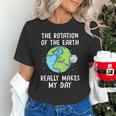 Rotation Of The Earth Makes My Day Science Teacher Earth Day Unisex T-Shirt, Science Teacher Shirts, gift for family, gift for coworker Rotation Of The Earth Makes My Day Science Teacher Earth Day Unisex T-Shirt, Science Teacher Shirts, gift for family, gift for coworker