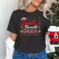 Santa's Favorite Para Christmas Paraprofessional Teacher Unisex T-Shirt, gift for family, gift for coworker Santa's Favorite Para Christmas Paraprofessional Teacher Unisex T-Shirt, gift for family, gift for coworker