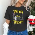 School Math Teacher Halloween 2022 Trig Or Treat Shirt Unisex T-Shirt, gift for family, gift for coworker School Math Teacher Halloween 2022 Trig Or Treat Shirt Unisex T-Shirt, gift for family, gift for coworker