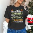 Social Studies Teacher Teach Scariest Zombies On Graveyard For Men Women Unisex T-Shirt, gift for family, gift for coworker Social Studies Teacher Teach Scariest Zombies On Graveyard For Men Women Unisex T-Shirt, gift for family, gift for coworker