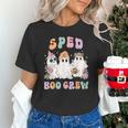 SPED Boo Crew Halloween Floral Ghost Special Ed SPED Teacher For Men Women Kids Unisex T-Shirt, gift for family, gift for coworker SPED Boo Crew Halloween Floral Ghost Special Ed SPED Teacher For Men Women Kids Unisex T-Shirt, gift for family, gift for coworker