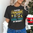 Super Teacher By Day Super Tired By Night Superheroes School Unisex T-Shirt, Super Teacher Shirts, gift for family, gift for coworker Super Teacher By Day Super Tired By Night Superheroes School Unisex T-Shirt, Super Teacher Shirts, gift for family, gift for coworker
