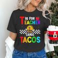 T Is For Teacher And Tacos For Teacher & Tacos Lovers Unisex T-Shirt, gift for family, gift for coworker T Is For Teacher And Tacos For Teacher & Tacos Lovers Unisex T-Shirt, gift for family, gift for coworker