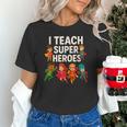 I Teach Super Heroes Teacher Unisex T-Shirt, Super Teacher Shirts, gift for family, gift for coworker I Teach Super Heroes Teacher Unisex T-Shirt, Super Teacher Shirts, gift for family, gift for coworker