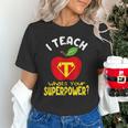 I Teach What's Your Superpower Superhero Teacher Unisex T-Shirt, gift for family, gift for coworker