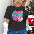 Teacher 90s Retro Colorful Teacher Of The 90s Back To School Unisex T-Shirt, 90s Teacher Shirts, gift for family, gift for coworker Teacher 90s Retro Colorful Teacher Of The 90s Back To School Unisex T-Shirt, 90s Teacher Shirts, gift for family, gift for coworker