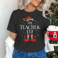 The Teacher Elf Christmas Family Matching Group Xmas Unisex T-Shirt, gift for family, gift for coworker The Teacher Elf Christmas Family Matching Group Xmas Unisex T-Shirt, gift for family, gift for coworker