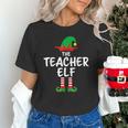 The Teacher Elf Matching Family Christmas Unisex T-Shirt, gift for family, gift for coworker The Teacher Elf Matching Family Christmas Unisex T-Shirt, gift for family, gift for coworker