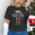 The Teacher Elf Shirt Matching Family Christmas Elf Men Women Kids Unisex T-Shirt, gift for family, gift for coworker