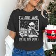 Teacher Halloween Shirt I'Ll Just Wait Until It's Quiet Unisex T-Shirt, gift for family, gift for coworker Teacher Halloween Shirt I'Ll Just Wait Until It's Quiet Unisex T-Shirt, gift for family, gift for coworker