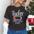 Teacher Summer Recharge Required Last Day School Women Unisex T-Shirt, gift for family, gift for coworker Teacher Summer Recharge Required Last Day School Women Unisex T-Shirt, gift for family, gift for coworker