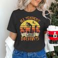 All Teachers Love Brains Shirt Halloween Teachers Unisex T-Shirt, gift for family, gift for coworker