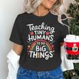 Teaching Tiny Humans Big Things I Teacher Unisex T-Shirt, gift for family, gift for coworker Teaching Tiny Humans Big Things I Teacher Unisex T-Shirt, gift for family, gift for coworker