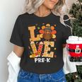 Thanksgiving Love Pre-K Teacher Turkey Autumn Fall For Men Women Girls Kids Unisex T-Shirt, gift for family, gift for coworker Thanksgiving Love Pre-K Teacher Turkey Autumn Fall For Men Women Girls Kids Unisex T-Shirt, gift for family, gift for coworker