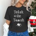 Trick Or Teach Halloween Teacher Shirt Teaching Spider Tee For Men Women Kids Unisex T-Shirt, gift for family, gift for coworker