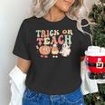 Trick Or Teach Pumpkin Candy Corn Ghost Halloween Teacher Unisex T-Shirt, gift for family, gift for coworker Trick Or Teach Pumpkin Candy Corn Ghost Halloween Teacher Unisex T-Shirt, gift for family, gift for coworker