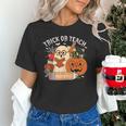 Trick Or Teach Retro Halloween Teacher Women Men Costume Unisex T-Shirt, gift for family, gift for coworker Trick Or Teach Retro Halloween Teacher Women Men Costume Unisex T-Shirt, gift for family, gift for coworker