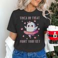Trick Or Treat Point Your Feet Halloween Ghost Dance Teacher Unisex T-Shirt, gift for family, gift for coworker
