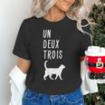 Un Deux Trois Cat Shirt French Teacher Unisex T-Shirt, gift for family, gift for coworker Un Deux Trois Cat Shirt French Teacher Unisex T-Shirt, gift for family, gift for coworker