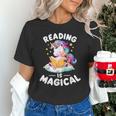 Unicorn Teacher Reading Is Magical Book Unisex T-Shirt, gift for family, gift for coworker