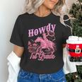Vintage Howdy First Grade Cowgirl Teacher Western School Unisex T-Shirt, First Grade Teacher Shirts, gift for family, gift for coworker Vintage Howdy First Grade Cowgirl Teacher Western School Unisex T-Shirt, First Grade Teacher Shirts, gift for family, gift for coworker