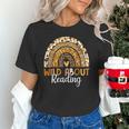 Wild About Reading Teacher Back To School Leopard Rainbow Unisex T-Shirt, gift for family, gift for coworker Wild About Reading Teacher Back To School Leopard Rainbow Unisex T-Shirt, gift for family, gift for coworker